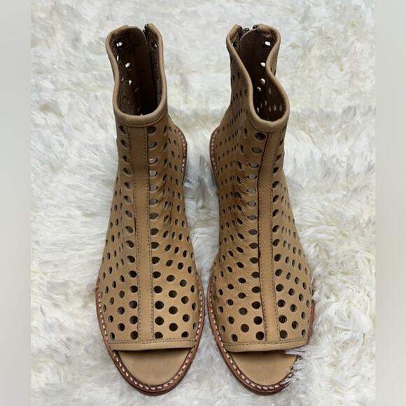 Loeffler Randall Open Toe Ione Perforated Booties - 6.5 - Picture 2 of 8
